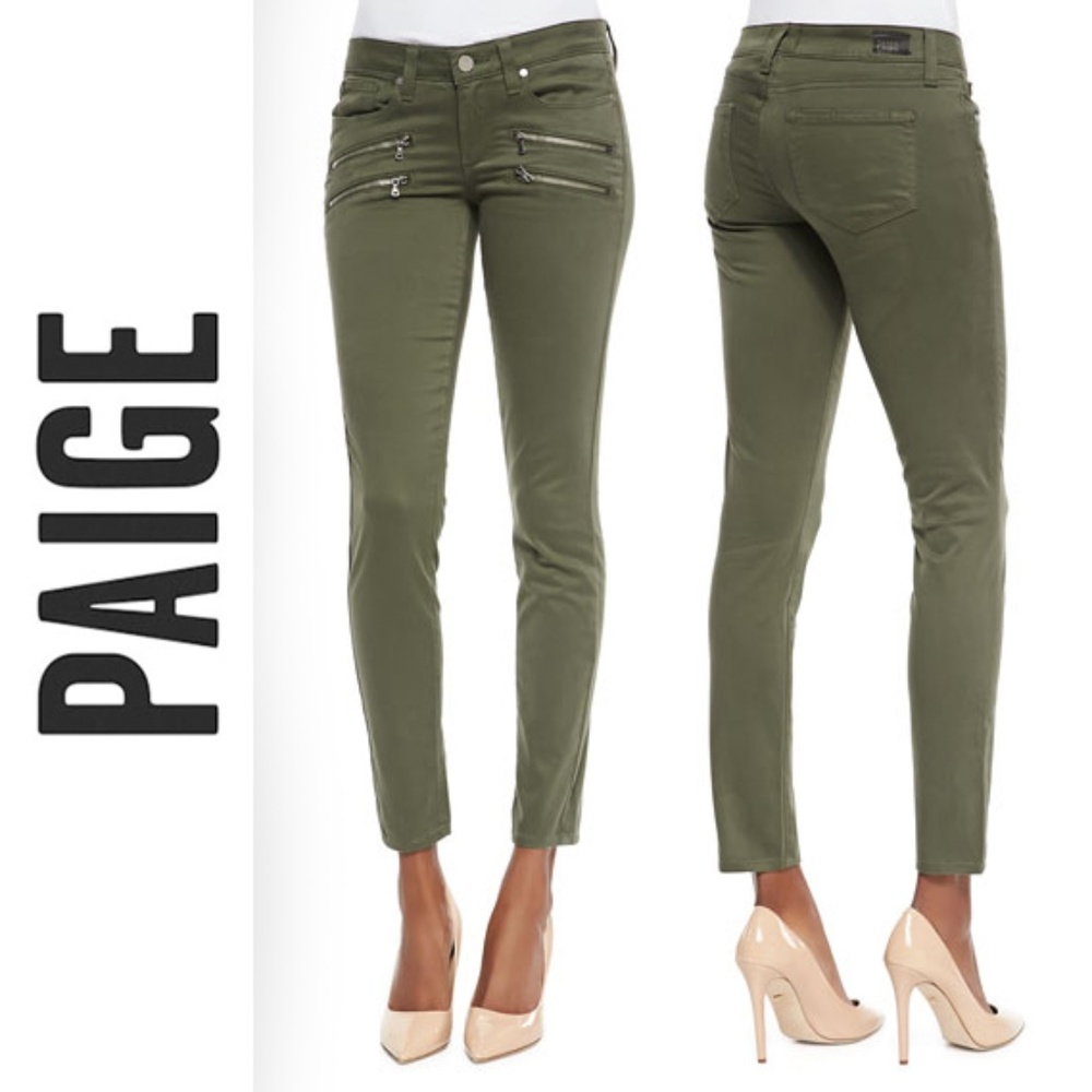 Paige Edgemont Skinny Mid-Rise Jeans Sahara Sz 31